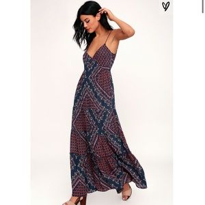 Lulus Daydream of Me Floral Maxi Dress